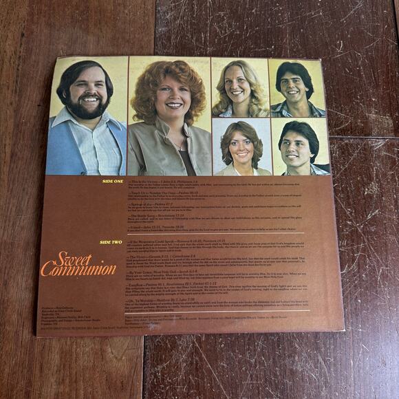 Sweet Communion Wayne & Cathy Perrin 1978 Gospel LP Vinyl Record - Picture 2 of 4